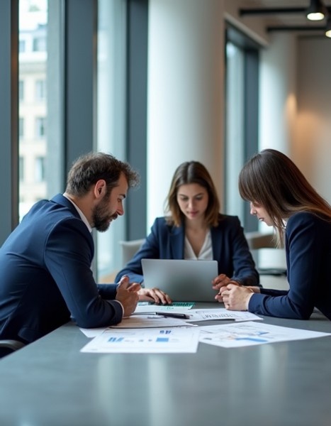 Drei Fachleute diskutieren